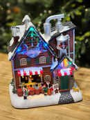 CENÁRIO VILA NATALINA FABRÍCA DE CHOCOLATE 30CM