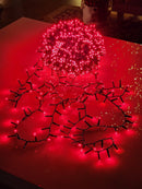 PISCA FESTÃO 1500 LEDS 40 METROS VERMELHO COM STROBO VERMELHO BIVOLT USO INTERNO E EXTERNO