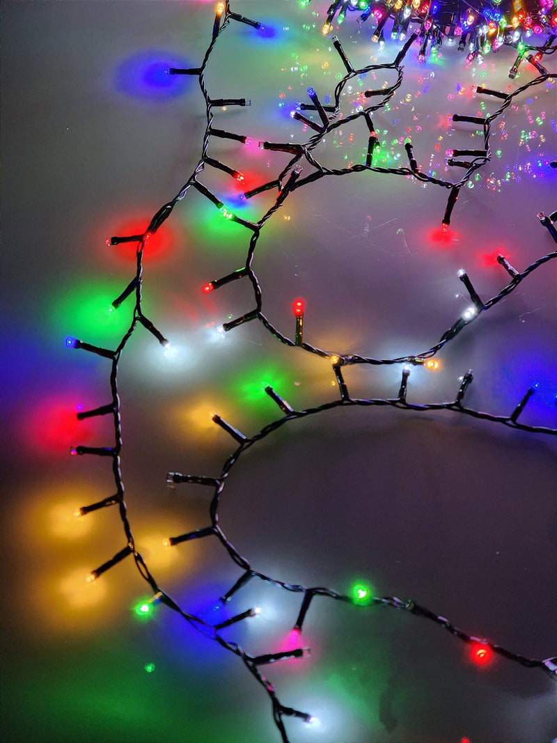 PISCA FESTÃO 1600 LEDS 50 METROS COLORIDO COM STROBO COLORIDO BIVOLT USO INTERNO E EXTERNO - PRÉ VENDA