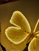 BORBOLETA 40CM COM LED WARM E MOVIMENTO COM SUPORTE BIVOLT