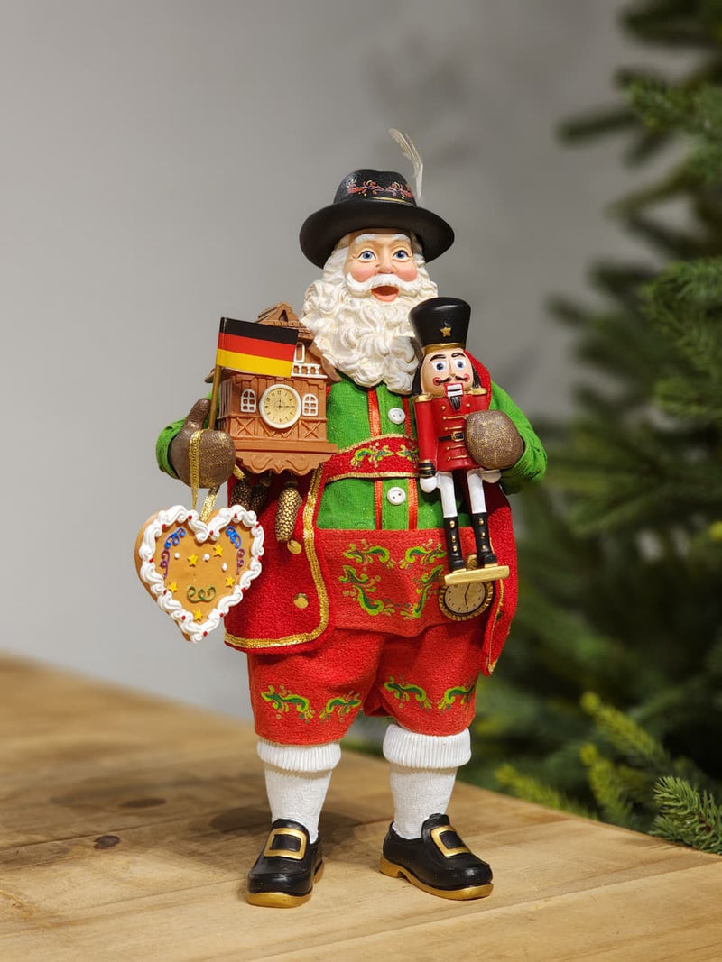 PAPAI NOEL ALEMÃO COLEÇÃO KURT S. ADLER 28CM